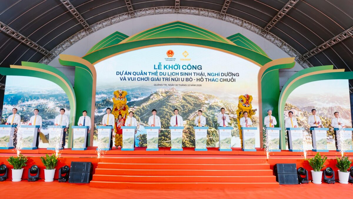 Sun Group khởi công tổ hợp du lịch U Bò – Thác Chuối 16.234 tỷ đồng ở Quảng Trị