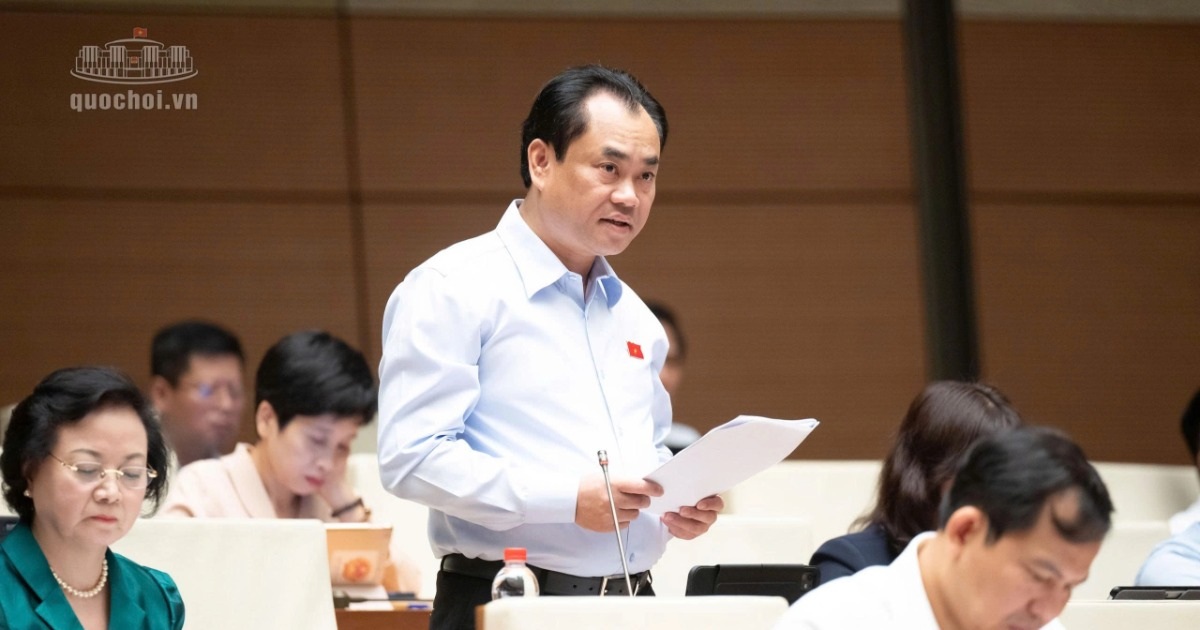 Quốc hội: Bộ trưởng Trịnh Việt Hùng bàn vốn chống ngập sông Cầu ở Thái Nguyên