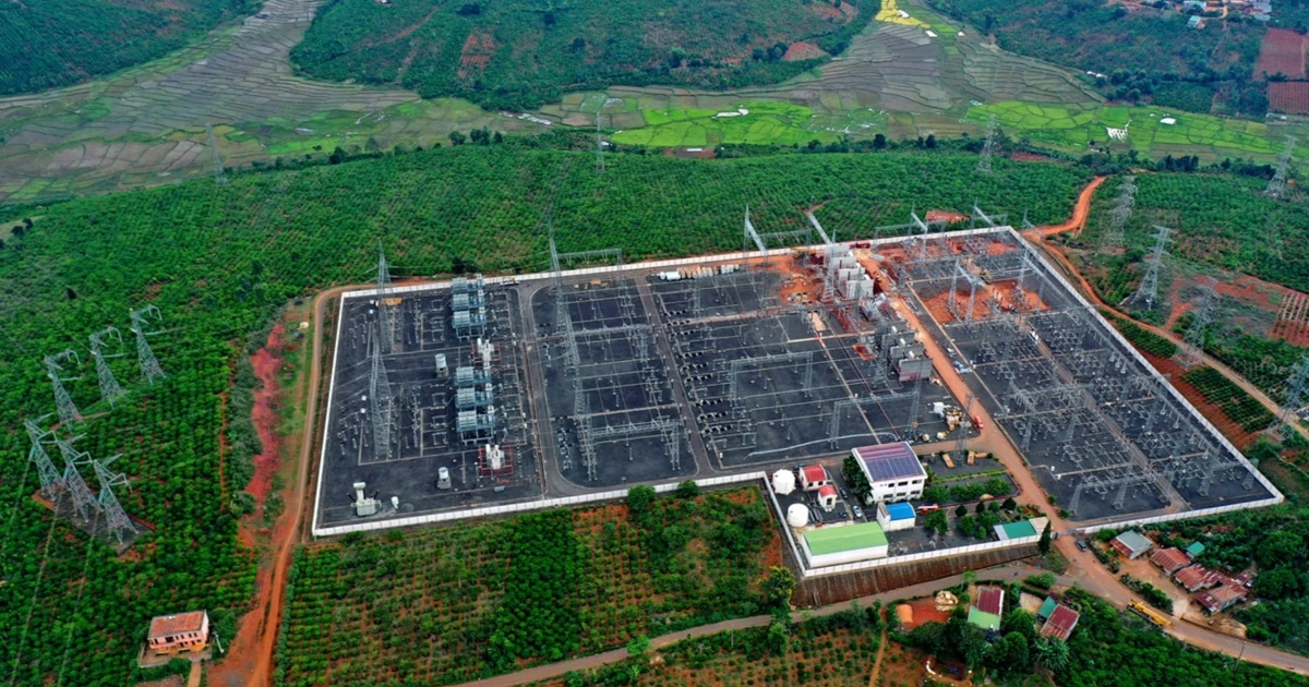 Lâm Đồng: đóng điện máy biến áp AT1 900MVA tại Trạm biến áp 500kV Di Linh