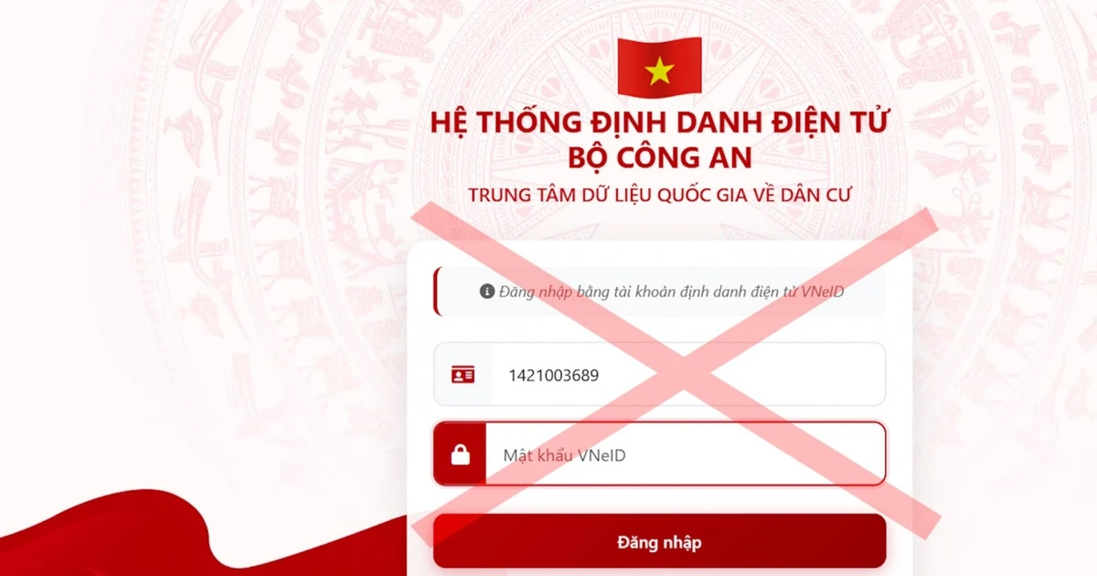 Hải Phòng cảnh báo trang bcavneid.com mạo danh VNeID để lấy dữ liệu người dùng