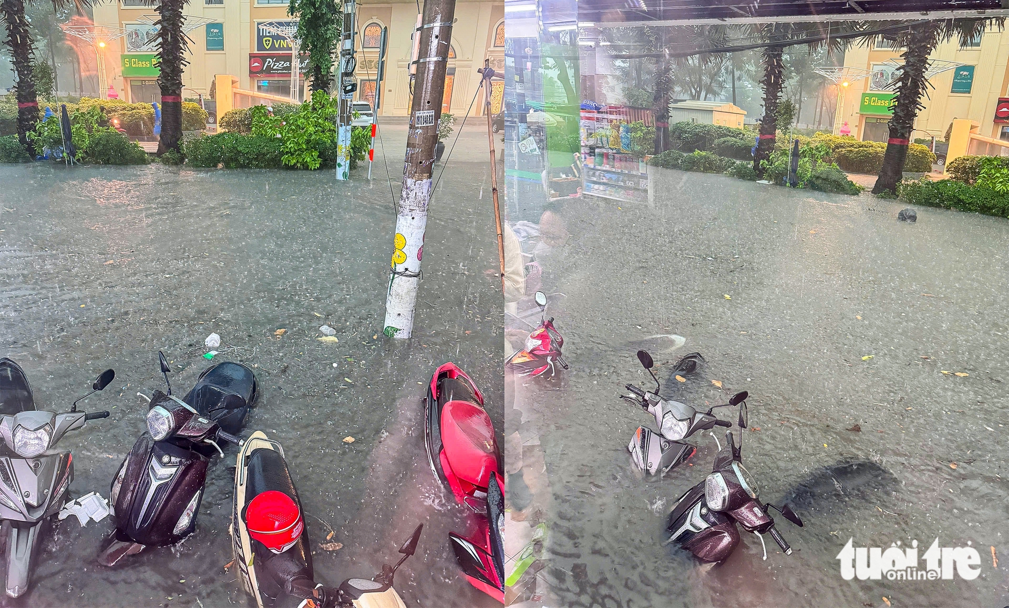 24个雨水淹没点在Thủ Đức市，居民需注意
