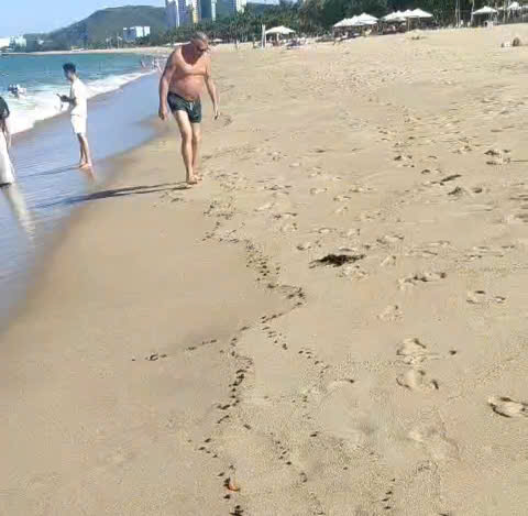 芽庄海滩再次出现粘附游客的油块