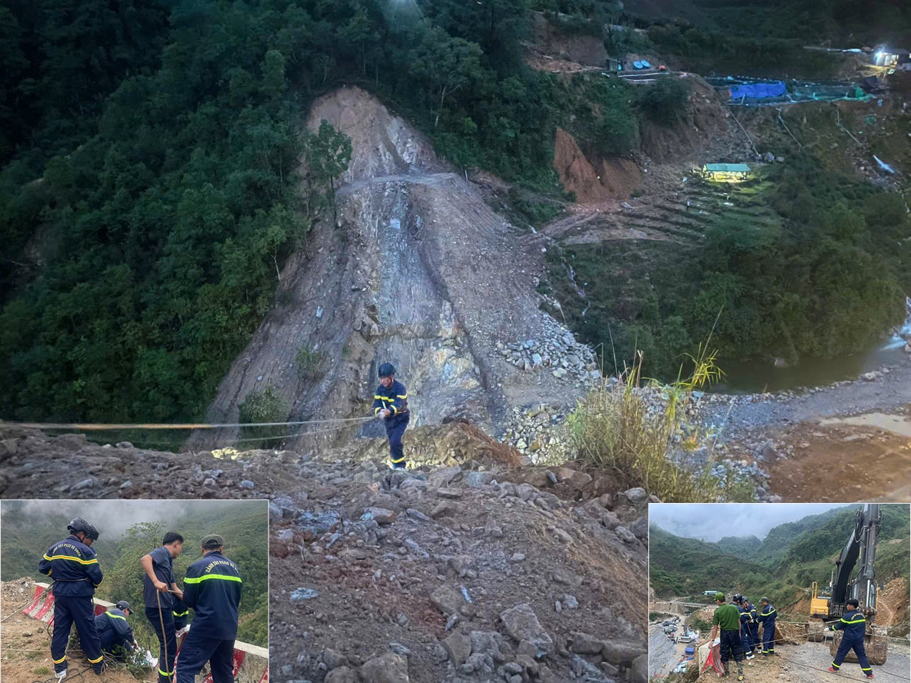 总理要求集中搜救水电工程Tả Páo Hồ 1A区域滑坡事故