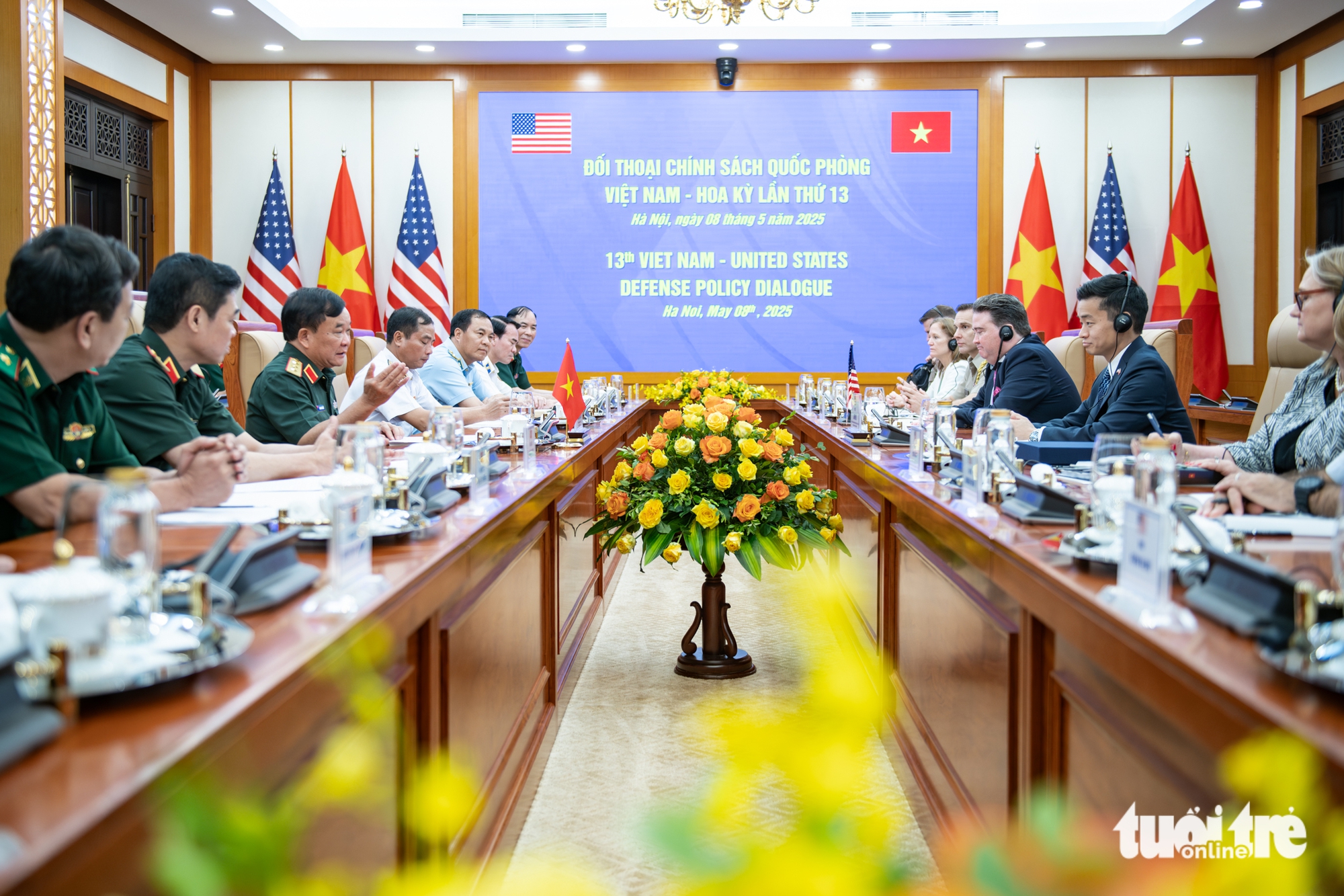 越南与美国签署国防政策对话纪要