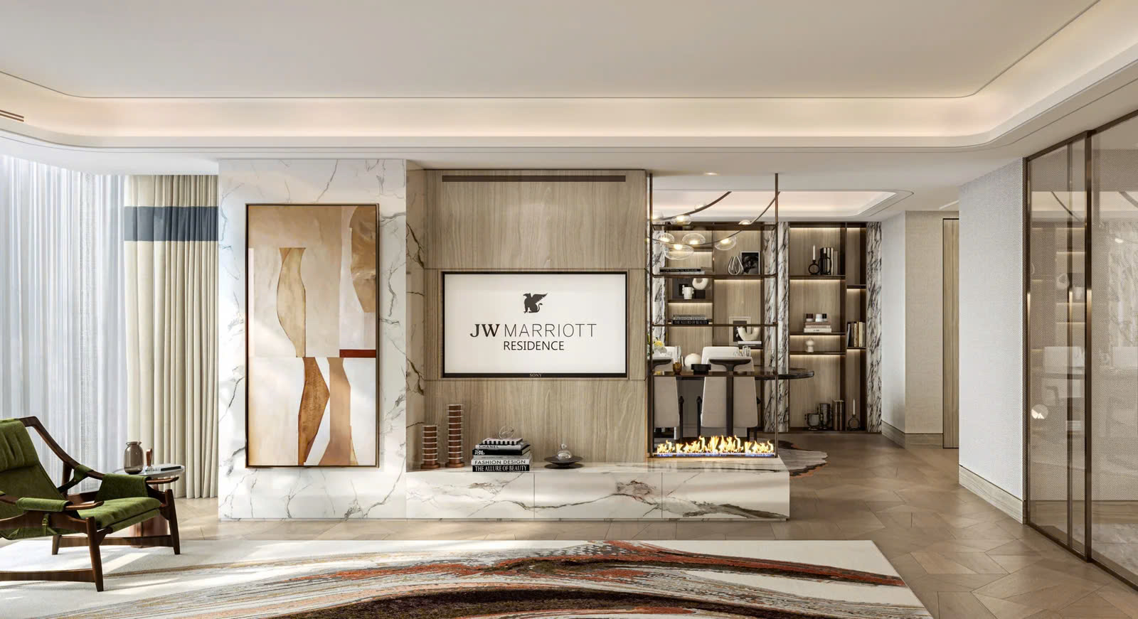 JW Marriott城市公寓有多稀有？
