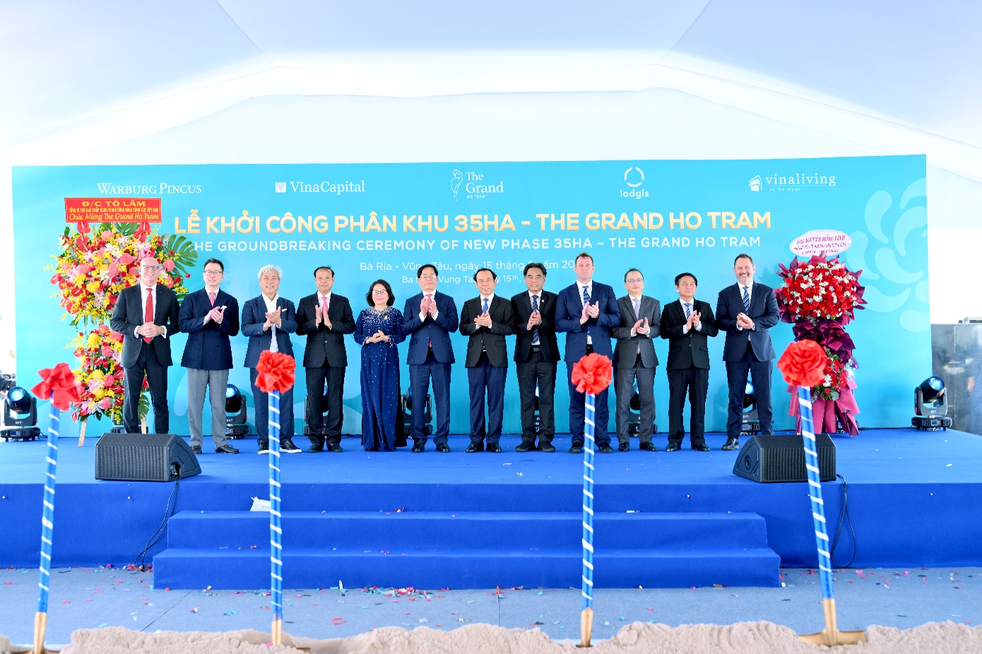 The Grand Ho Tram 举行35公顷新分区开工典礼